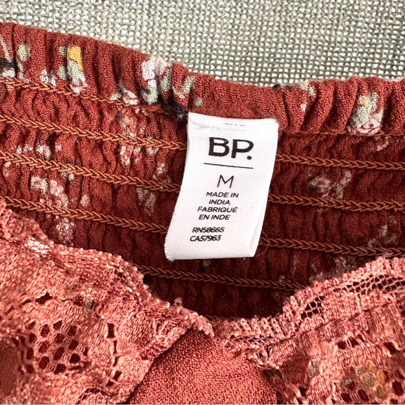 Brown Floral Sweetheart Longsleeve Top from BP size M - Picture 7 of 7